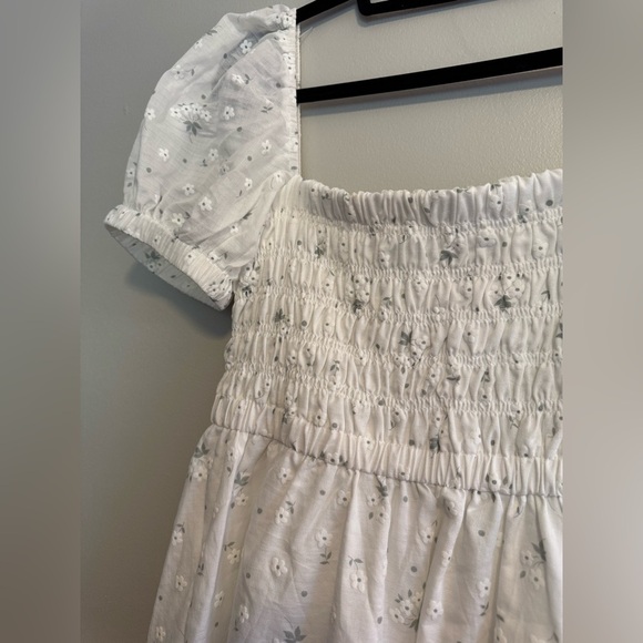 NWT Altard State White Floral Smocked Dress - Picture 3 of 4